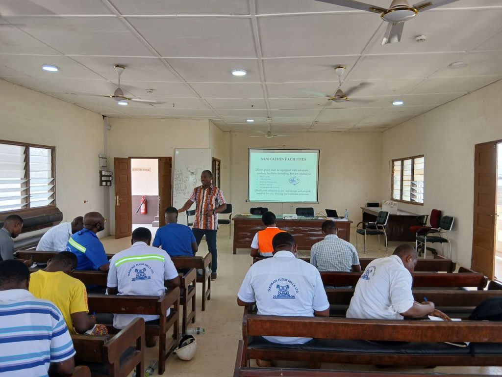 GSA Conducts Training in HACCP, GMP in Food Industries for Takoradi Flour Mill Ltd Officers