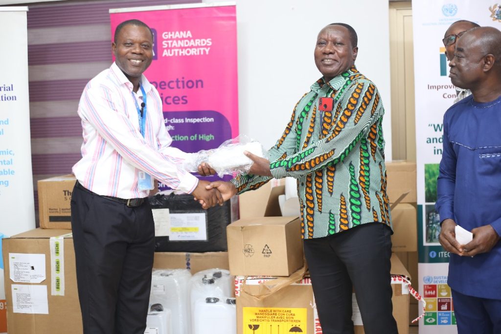 UNIDO Donates Testing Equipment to GSA to Support Rice Quality Project